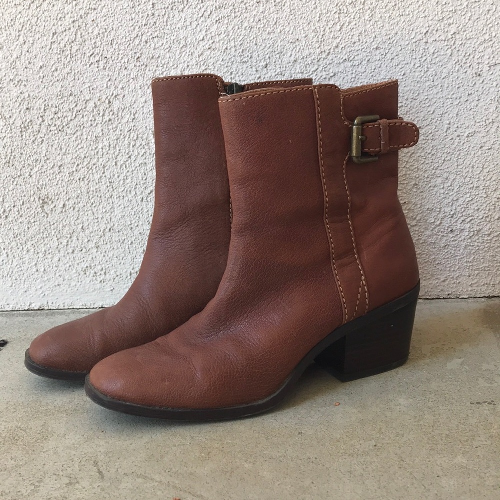 Brown Nine West Ankle Boots